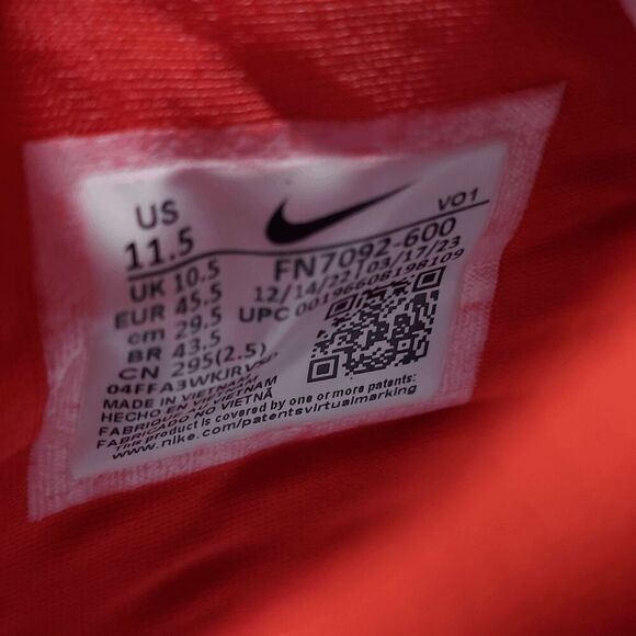 Nike Zoom LeBron NXXT Gen TB Promo Red White FN7092-600 Men's Size 11.5 - Picture 7 of 7